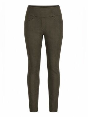 Dolcezza Olive Faux Suede Pull On Pants Size Small